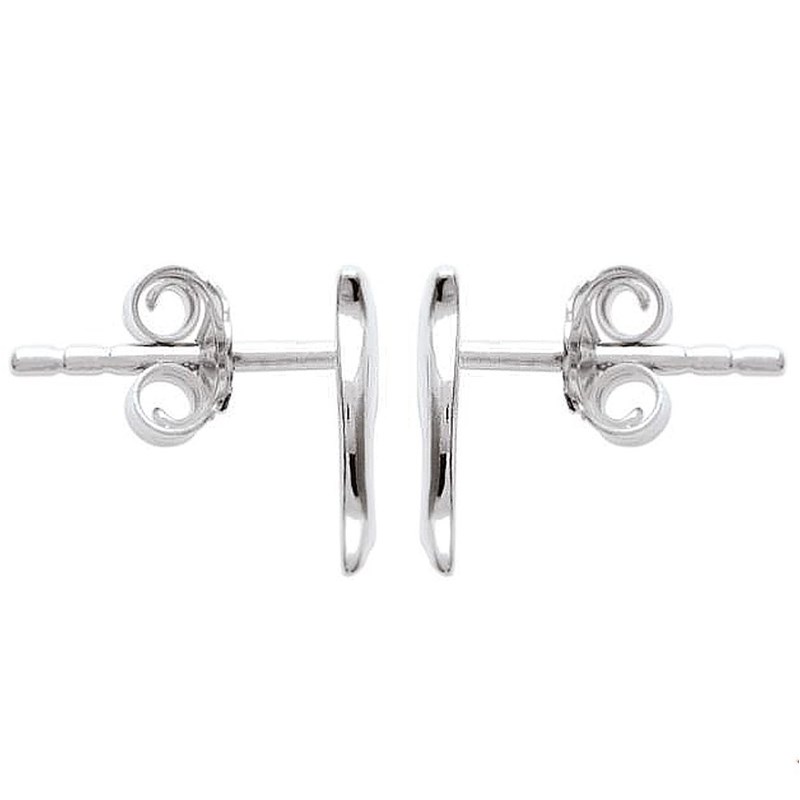 Boucles d'oreilles dauphin pour enfant Argent 925 Rhodié - vue 3