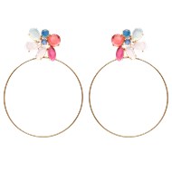 Boucles d'oreilles créoles en plaqué or SENORITA - PD Paola