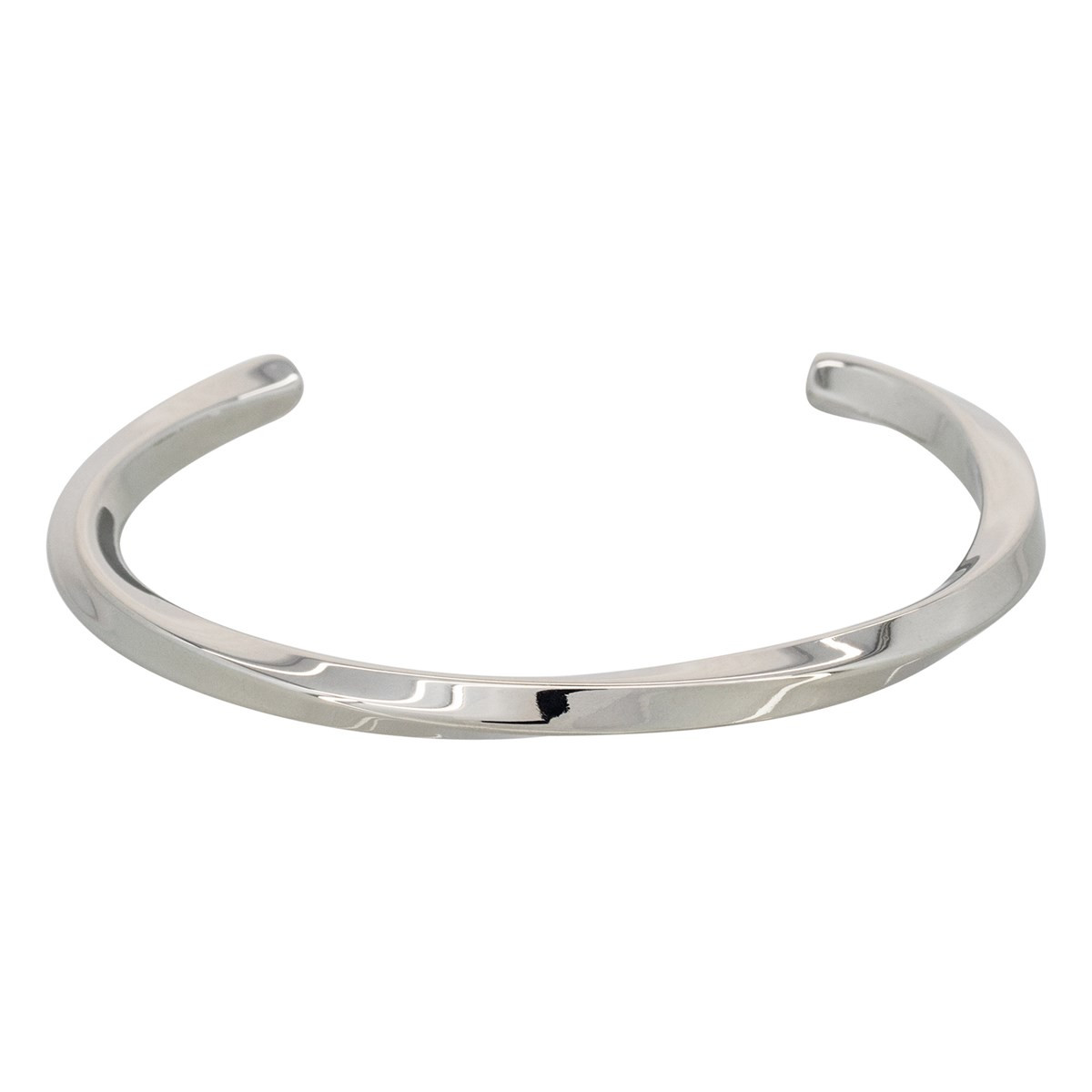 Bracelet Jonc Homme Acier coloris argenté - vue V1