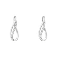 Boucles d'oreilles Or Blanc INFINITO Diamants 013-26