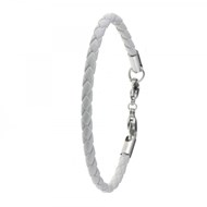 Bracelet blanc pour charms perles SC Crystal