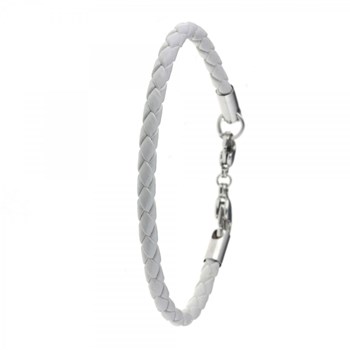 Bracelet blanc pour charms perles SC Crystal
