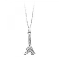 Collier Tour Eiffel SC Crystal orné de cristaux scintillants