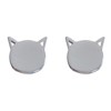 Boucles d'Oreilles Argent 925 Tête de Chat - vue V2