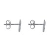 Boucles d'Oreilles Argent 925 Tête de Chat - vue V3
