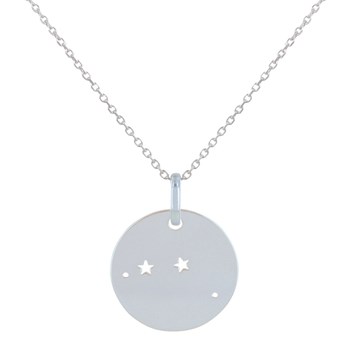 Silver Necklace Zodiac Constellation Aries - size 45 cm