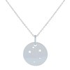 Collier en Argent Zodiaque Constellation Balance - taille 42 cm - vue V1