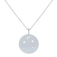 Collier en Argent Zodiaque Constellation Balance - taille 45 cm