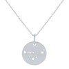 Collier Argent Zodiaque Constellation Capricorne - taille 40 cm - vue V1