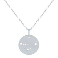 Collier Argent Zodiaque Constellation Capricorne