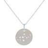 Collier Argent Zodiaque Constellation Vierge - taille 40 cm - vue V1