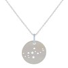 Collier Argent Zodiaque Constellation Vierge - taille 42 cm - vue V1