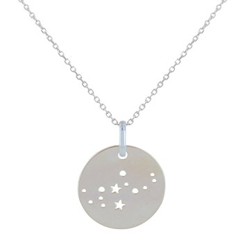 Silver necklace Zodiac Constellation Virgo - size 45 cm