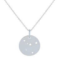 Collier Argent Zodiaque Constellation Cancer