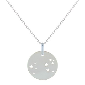 Silver necklace Zodiac Constellation Leo - size 40 cm