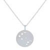 Collier Argent Zodiaque Constellation Gémeaux - taille 40 cm - vue V1