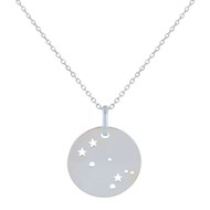 Collier Argent Zodiaque Constellation Gémeaux
