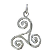 Pendentif Argent Celte Triskel
