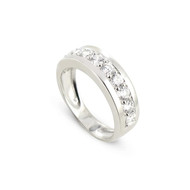 Alliance en Argent 925/00 et oxydes de zirconium