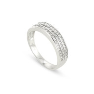 Alliance en Argent 925/00 et oxydes de zirconium