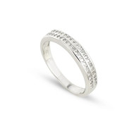 Alliance en Argent 925/00 et oxydes de zirconium