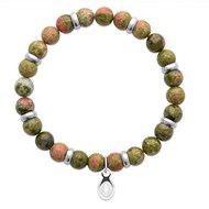 Bracelet homme Brillaxis Unakite