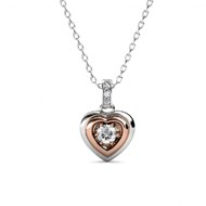 Pendentif Magic Heart Duo + chaîne