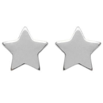 Boucles d'oreilles petite étoile Argent 925 Rhodié
