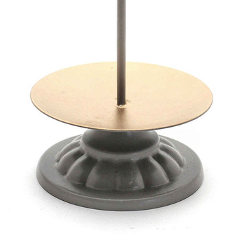 Jewelry display grey and gold metal heart bracelets necklaces Grey