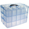 Boite de rangement plastique 30 compartiments Bleu - vue V1