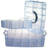 Boite de rangement plastique 30 compartiments Bleu - vue V4