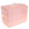 Boite de rangement plastique 30 compartiments Orange - vue V1