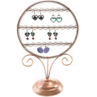 Porte bijoux presentoir boucle d'oreille sweet mirror (24 paires) Cuivre