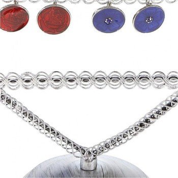 Love earring holder (25 pairs) Antique grey