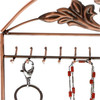 Porte bijoux porte bijoux cadre mixte corbeille baroque avec panier Cuivre - vue V3