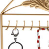 Porte bijoux porte bijoux cadre mixte corbeille baroque avec panier Doré - vue V3