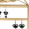 Porte bijoux porte bijoux cadre mixte corbeille baroque avec panier Doré - vue V4