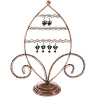 Porte bijoux porte boucle d'oreille amande Cuivre