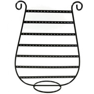 Porte bijoux présentoirs 'lyre'pour boucles d'oreilles Noir