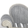 Porte bijoux bagues canapé sofa rayures - Présentoirs pour bijoux Gris - vue V3