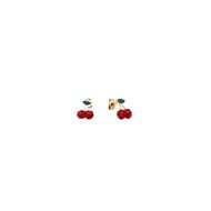 Boucles d'oreilles dorées new Kuchi Cherry
