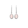 Boucles d'oreilles pendantes quartz rose EMMA - Bijoux Privés Discovery - vue V1