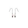 Boucles d'oreilles pendantes quartz rose EMMA - Bijoux Privés Discovery - vue V2
