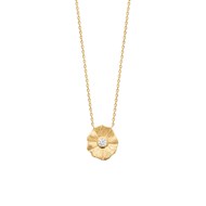 Collier fleurs plaqué or jaune ou argent OLIVIA - Bijoux Privés Discovery