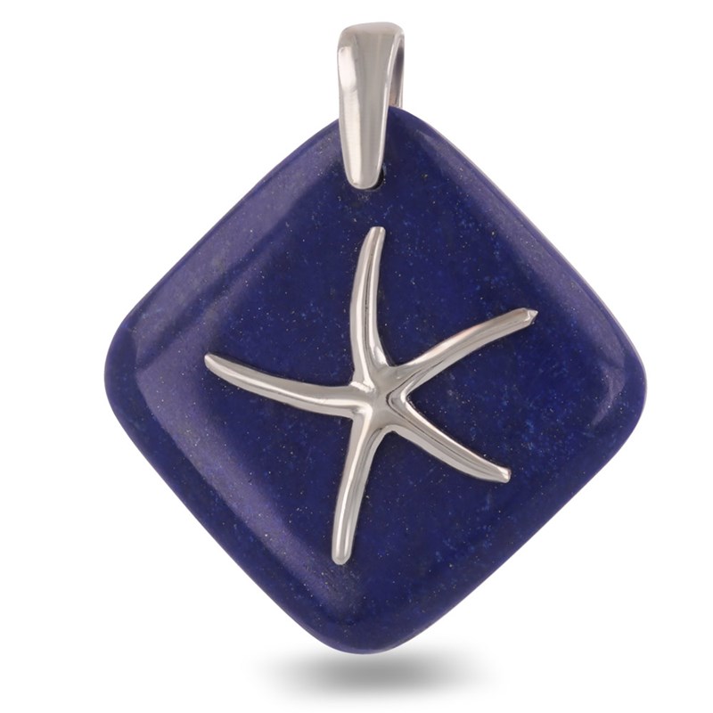 Bague Étoile de Mer en Lapis Lazuli et Argent 925 - Bijou Unique pour les Amoureux de la Mer | Aden - vue 5