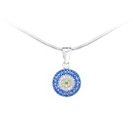 Collier SC Crystal en Argent rhodié 925/1000