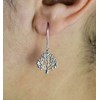 Boucles d'oreilles arbre de vie pendant Argent 925 Rhodié - vue V4