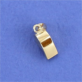 Pendentif sifflet - Plaqué or