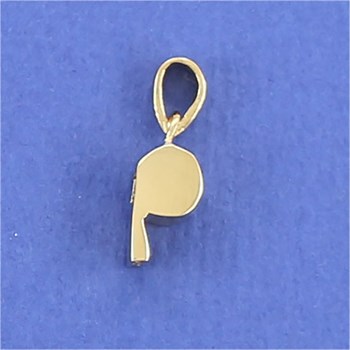 Pendentif sifflet - Plaqué or