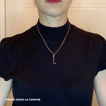 Pendentif club de golf - Plaqué or